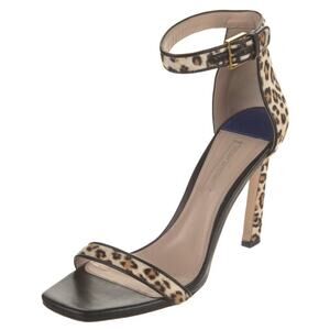 Stuart Weitzman Leopard Stiletto Sandal Heeled Nudist Minimalist Size EU 40.5